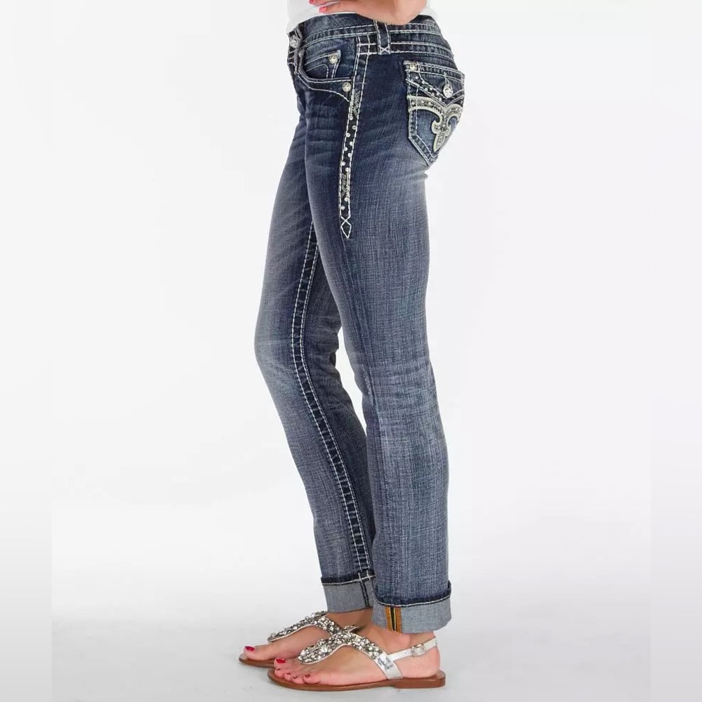 Rock Revival Esther Straight Stretch Jean